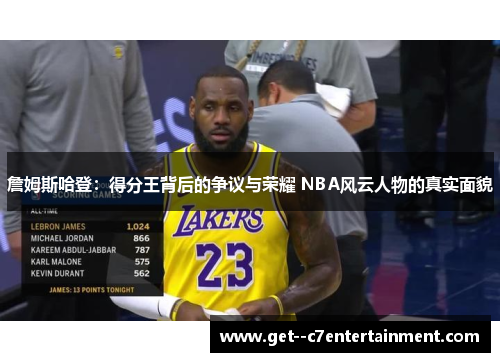 詹姆斯哈登：得分王背后的争议与荣耀 NBA风云人物的真实面貌
